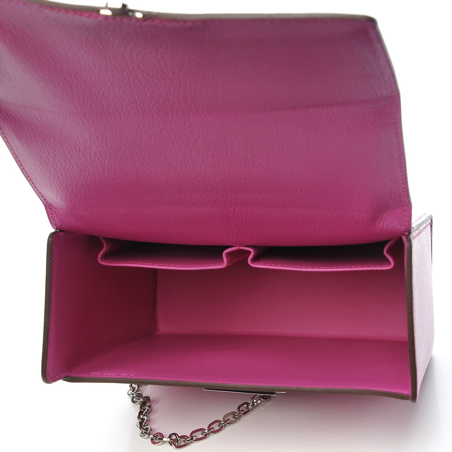 Hermes Chevre Mysore Cinhetic Boxy Top Handle Bag Magnolia 5 of 7