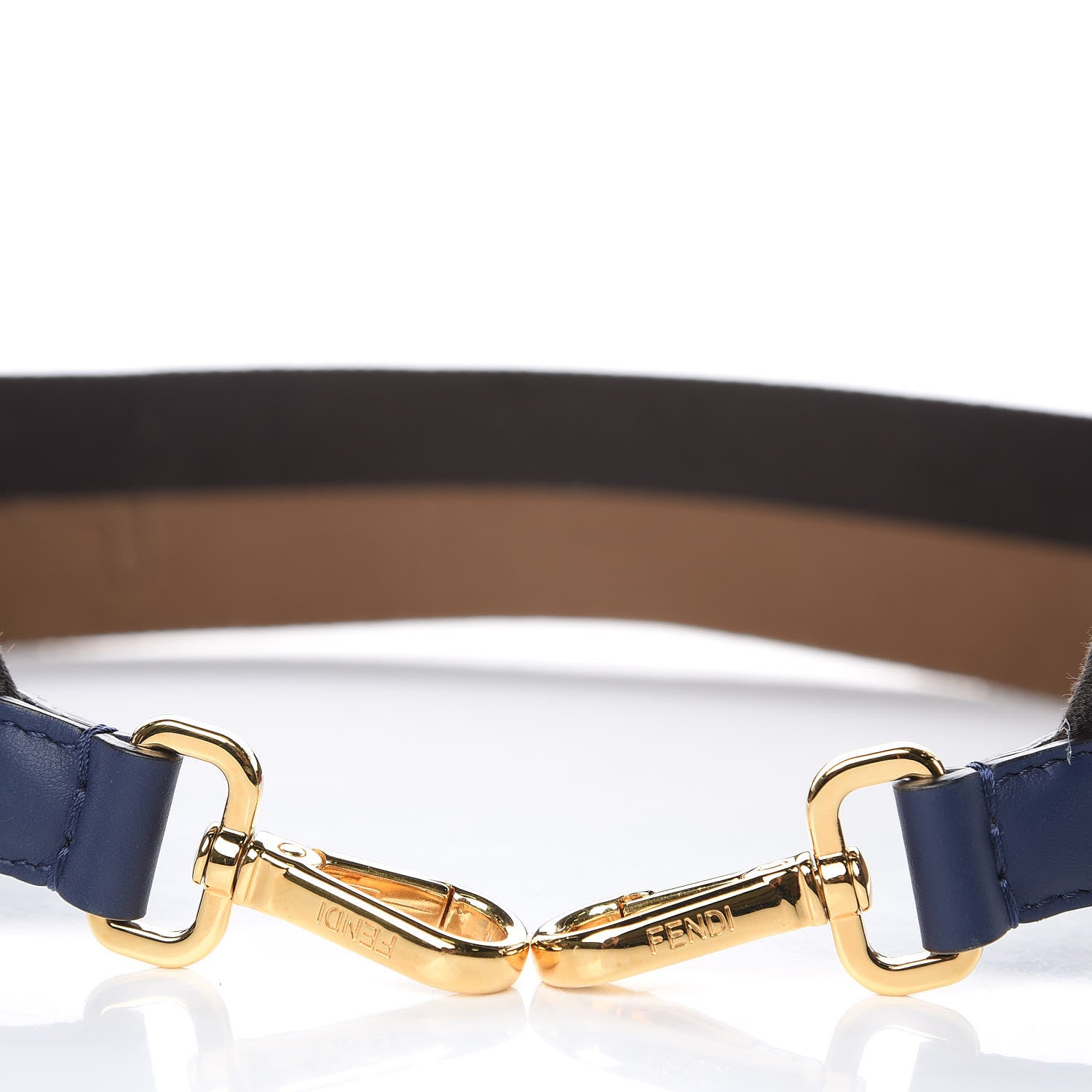 Fendi X FILA Canvas Calfskin Mania Strap You Brown 5 of 5