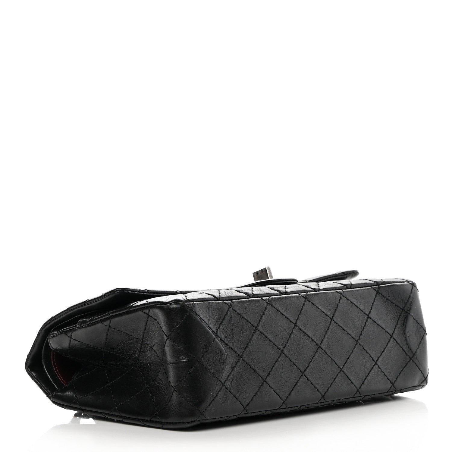 Chanel Aged Calfskin Quilted 2.55 Reissue 225 Flap Black 4 of 15