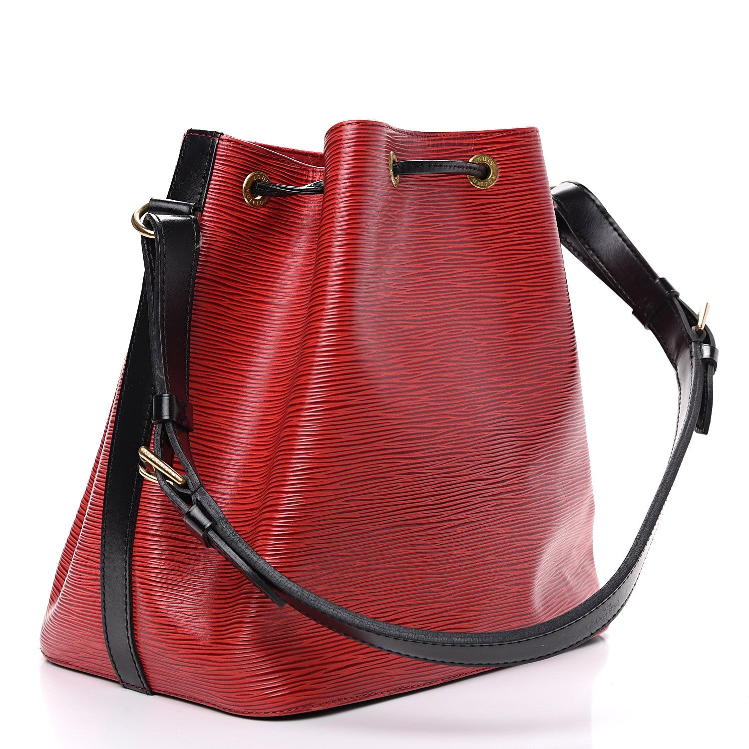 Louis Vuitton Epi Petit Noe Red Black 2 of 9