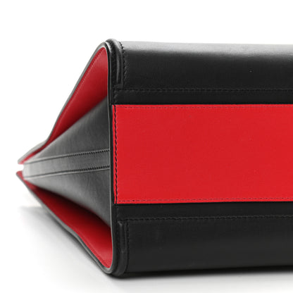 Alexander McQueen Calfskin The Tall Story Shoulder Bag Black Red 7 of 9