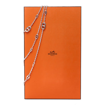 Hermes Sterling Silver Farandole Necklace 160 6 of 6