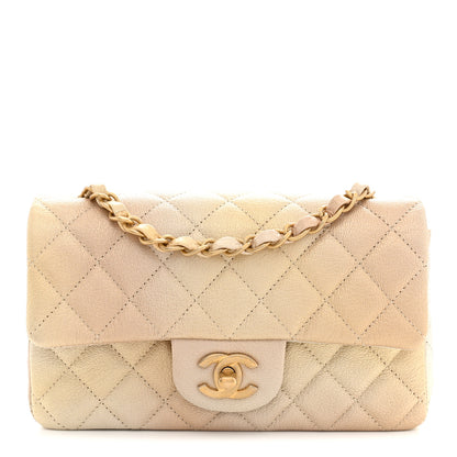Chanel Metallic Goatskin Quilted Mini Rectangular Flap Gold 1 of 11