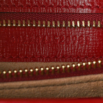 Gucci Azalea Calfskin Horsebit 1955 Shoulder Bag New Cherry Red 7 of 11