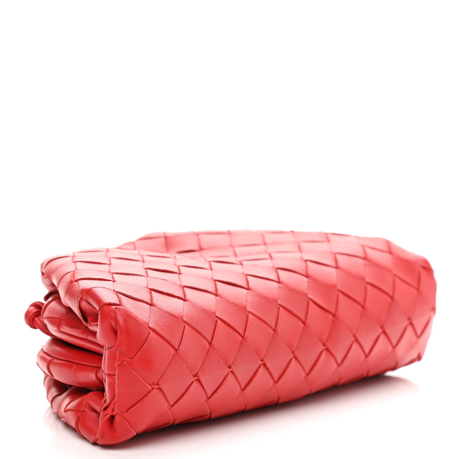 Bottega Veneta Nappa Intrecciato The Mini Pouch Bright Red 4 of 9