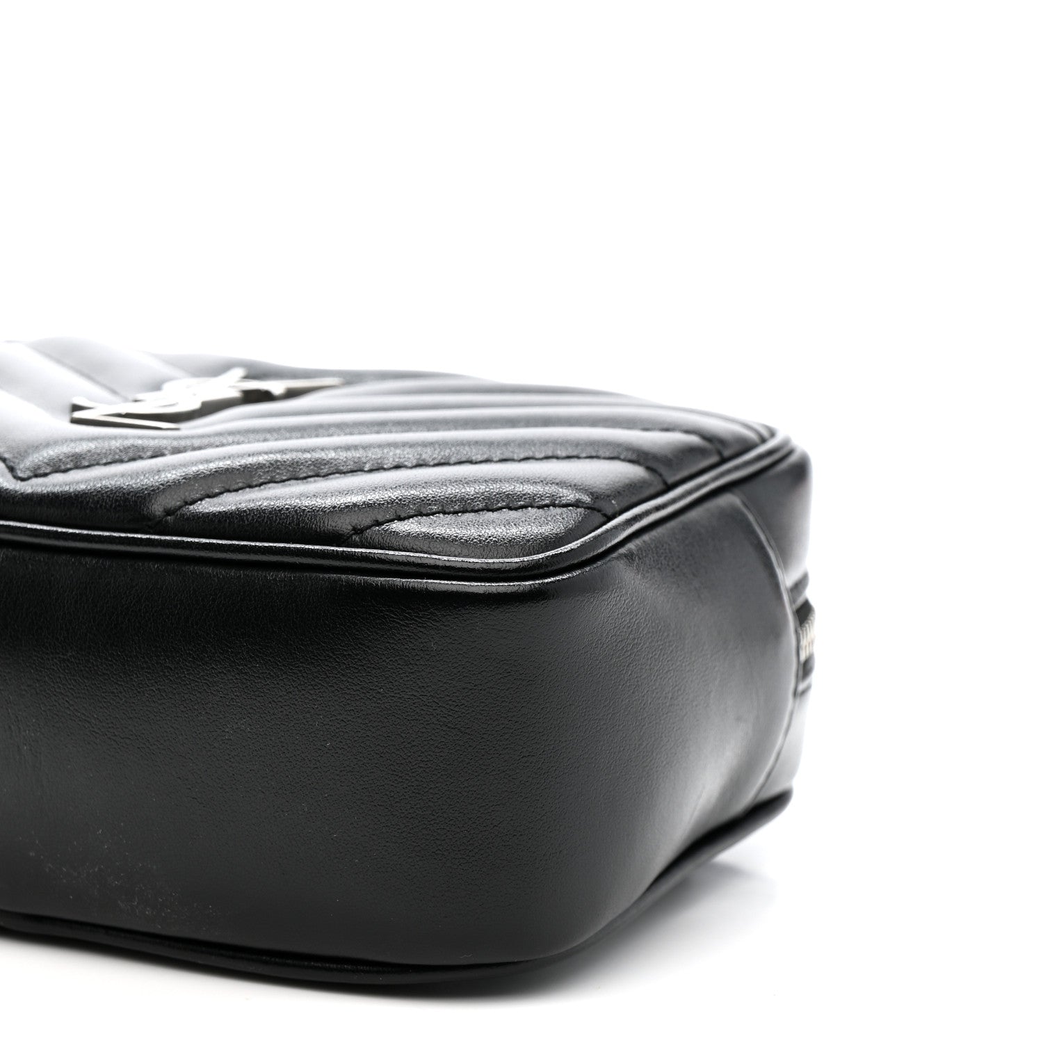 Saint Laurent Calfskin Matelasse Monogram Lou Belt Bag Black 10 of 10