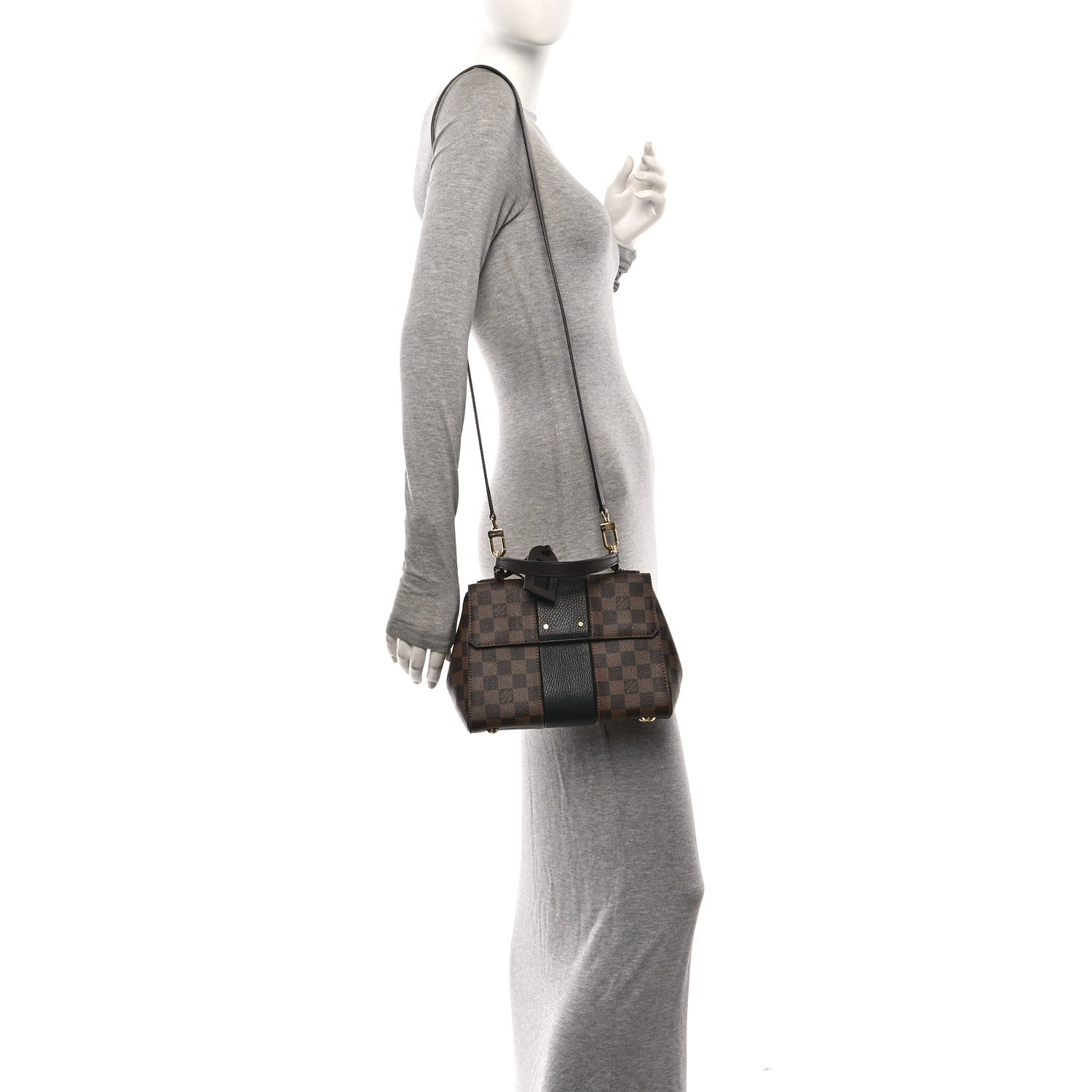 Louis Vuitton Damier Ebene Bond Street BB Black 2 of 9