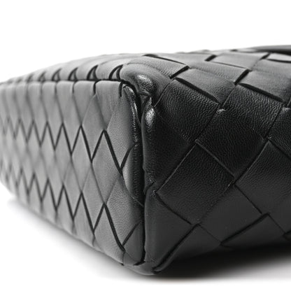 Bottega Veneta Calfskin Intrecciato Bang Bang Vanity Case Black 9 of 9