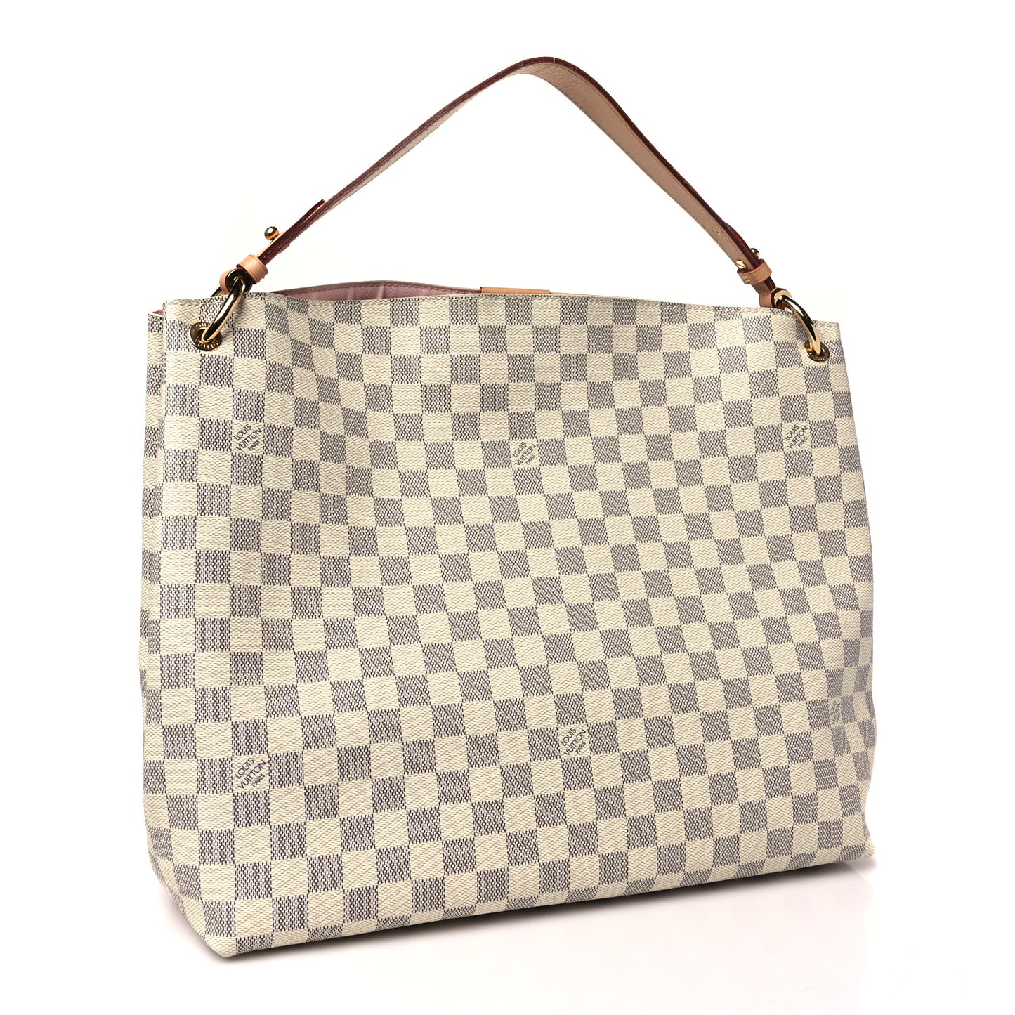 Damier Azur Graceful MM Rose Ballerine