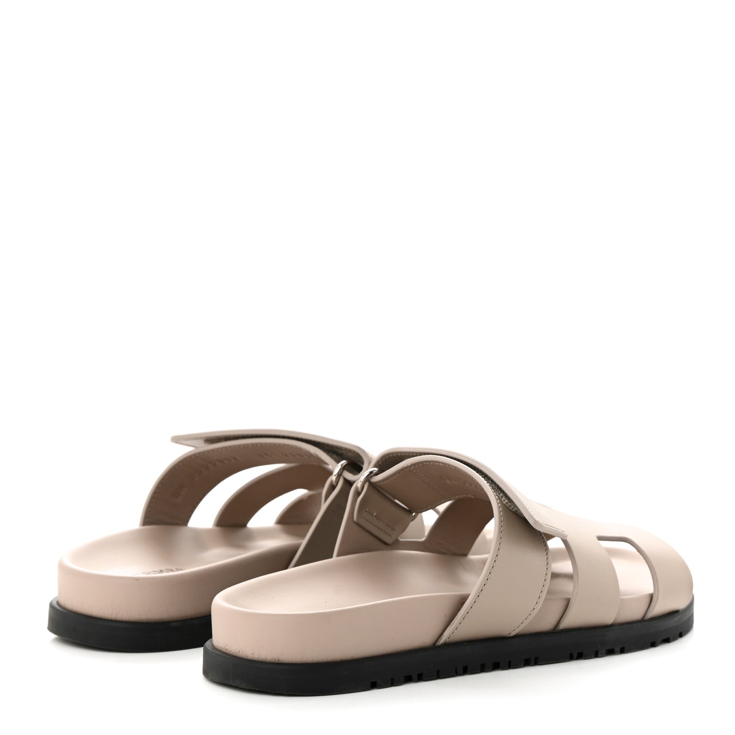 Calfskin Womens Chypre Sandals 35 Beige Mastic