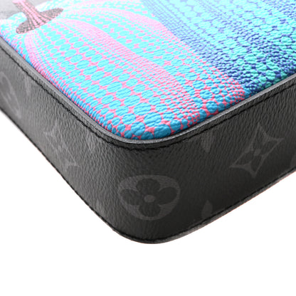 Louis Vuitton LV x YK Monogram Eclipse Reverse Pumpkin Trio Messenger 9 of 11