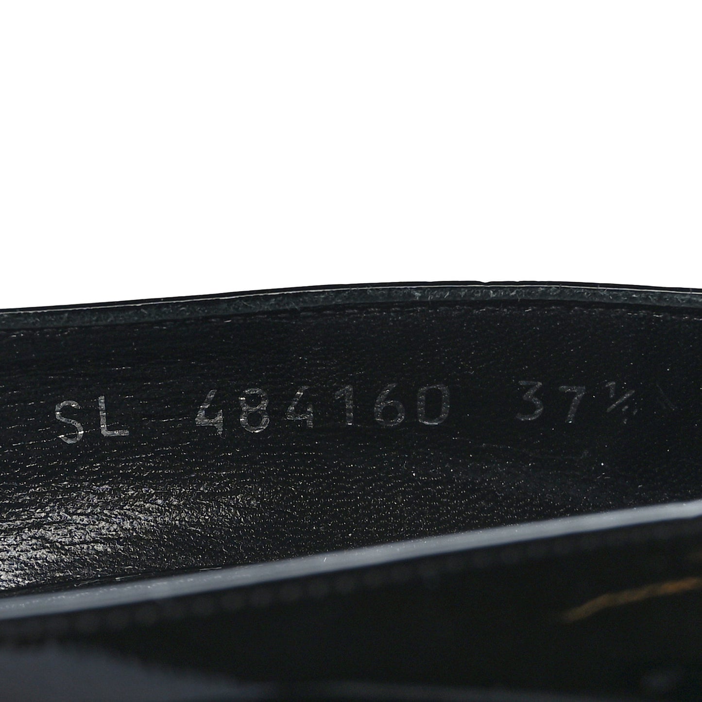Patent Calfskin Opyum 85 Pumps 37.5 Black