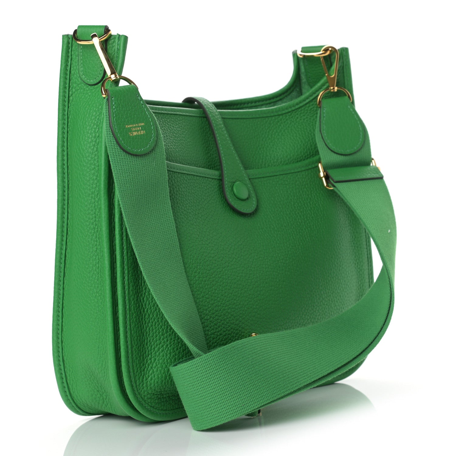 Hermes Taurillon Clemence Evelyne III PM Bambou 3 of 9