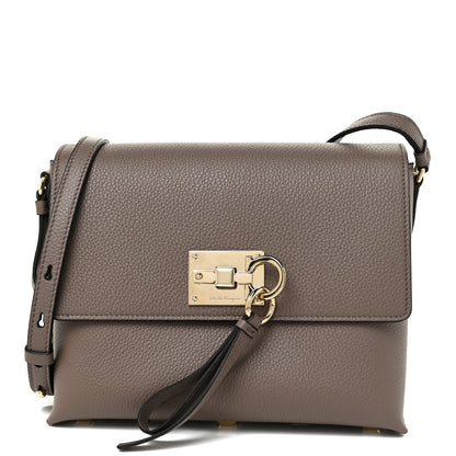 Salvatore Ferragamo Calfskin Small The Studio Crossbody Bag Caraway Seed 3 of 17