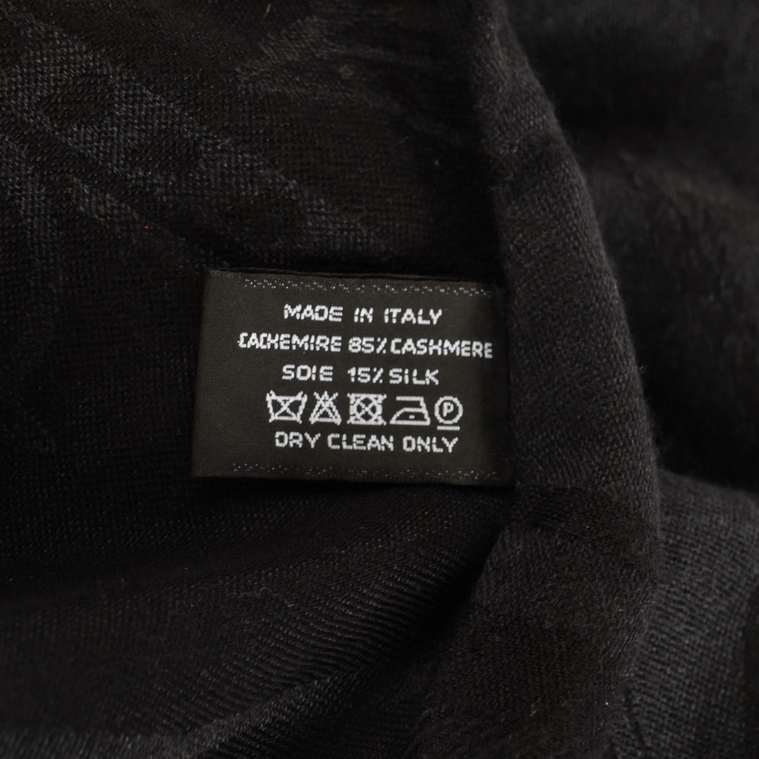 Hermes Cashmere Silk New Libris Stole Black 4 of 5