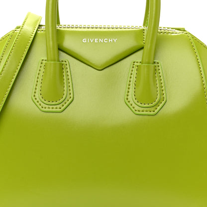 Givenchy Shiny Lord Calfskin Mini Antigona Citrus Green 7 of 9