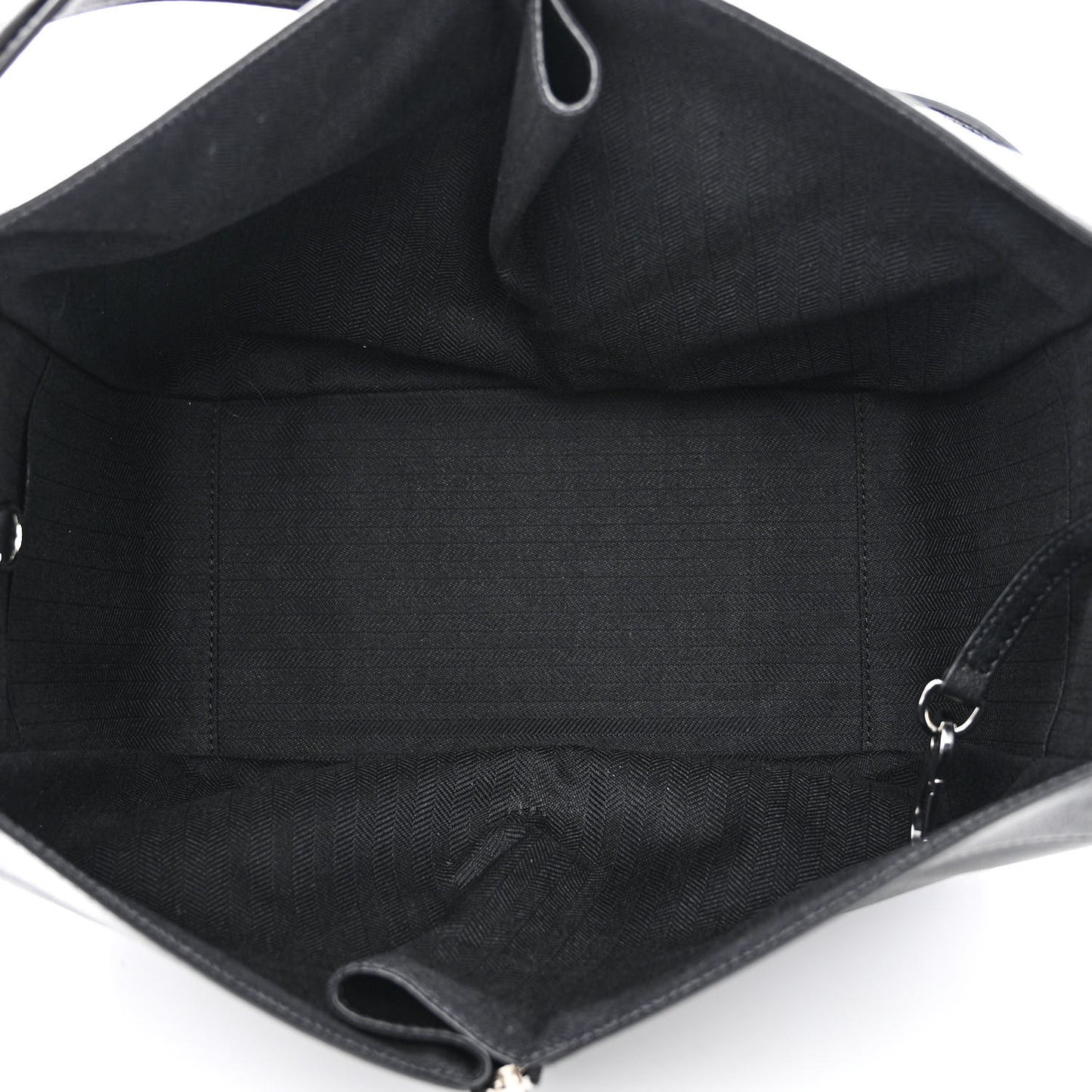 Calfskin Small Hammock Shoulder Bag Black