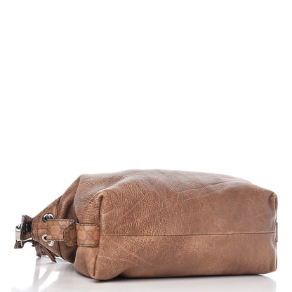 Gucci Calfskin Medium Bamboo Bar Shoulder Bag Light Brown 4 of 24