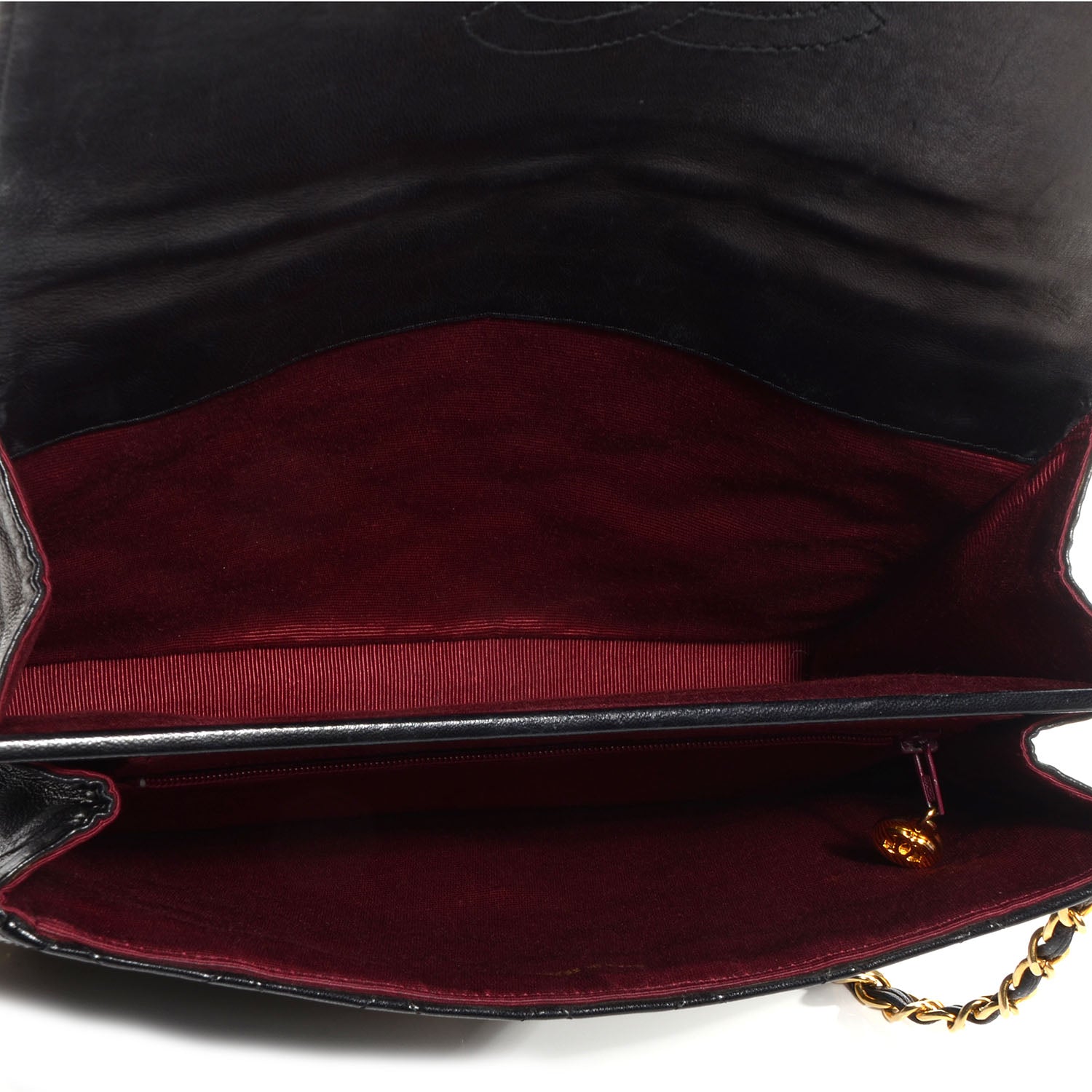 Chanel Lambskin Quilted Medium Single Flap Black 5 of 7