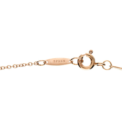 Tiffany 18K Rose Gold Diamond .17ct Elsa Peretti Diamonds by the Yard Pendant Necklace 6 of 7