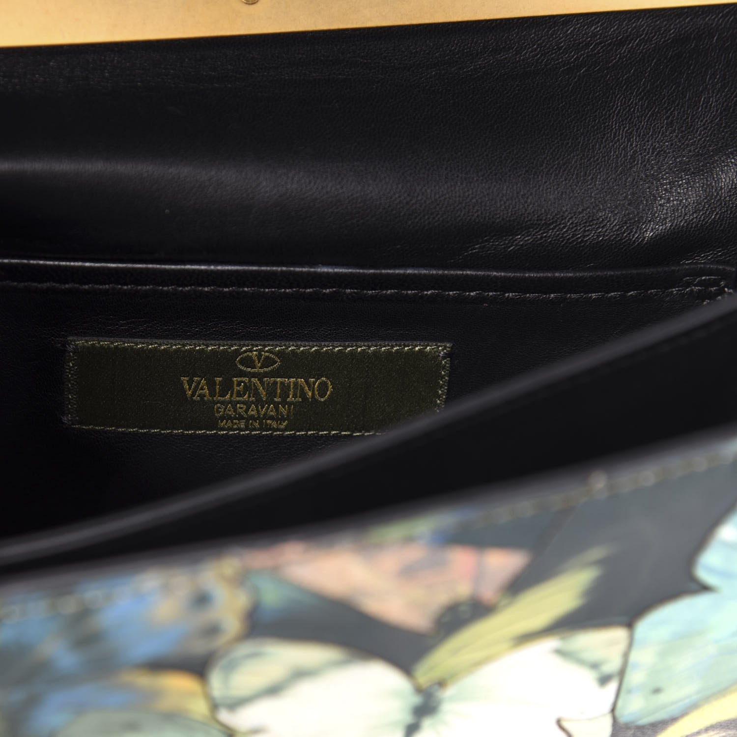 Valentino Garavani Canvas Vitello Camubutterfly Va Va Voom Shoulder Bag Multicolor 6 of 11