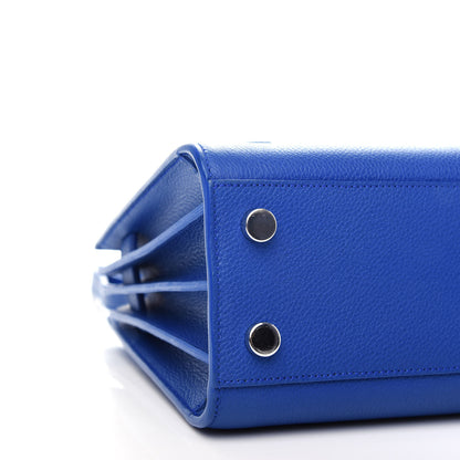 Saint Laurent Grained Calfskin Nano Sac De Jour Royal Blue 7 of 9