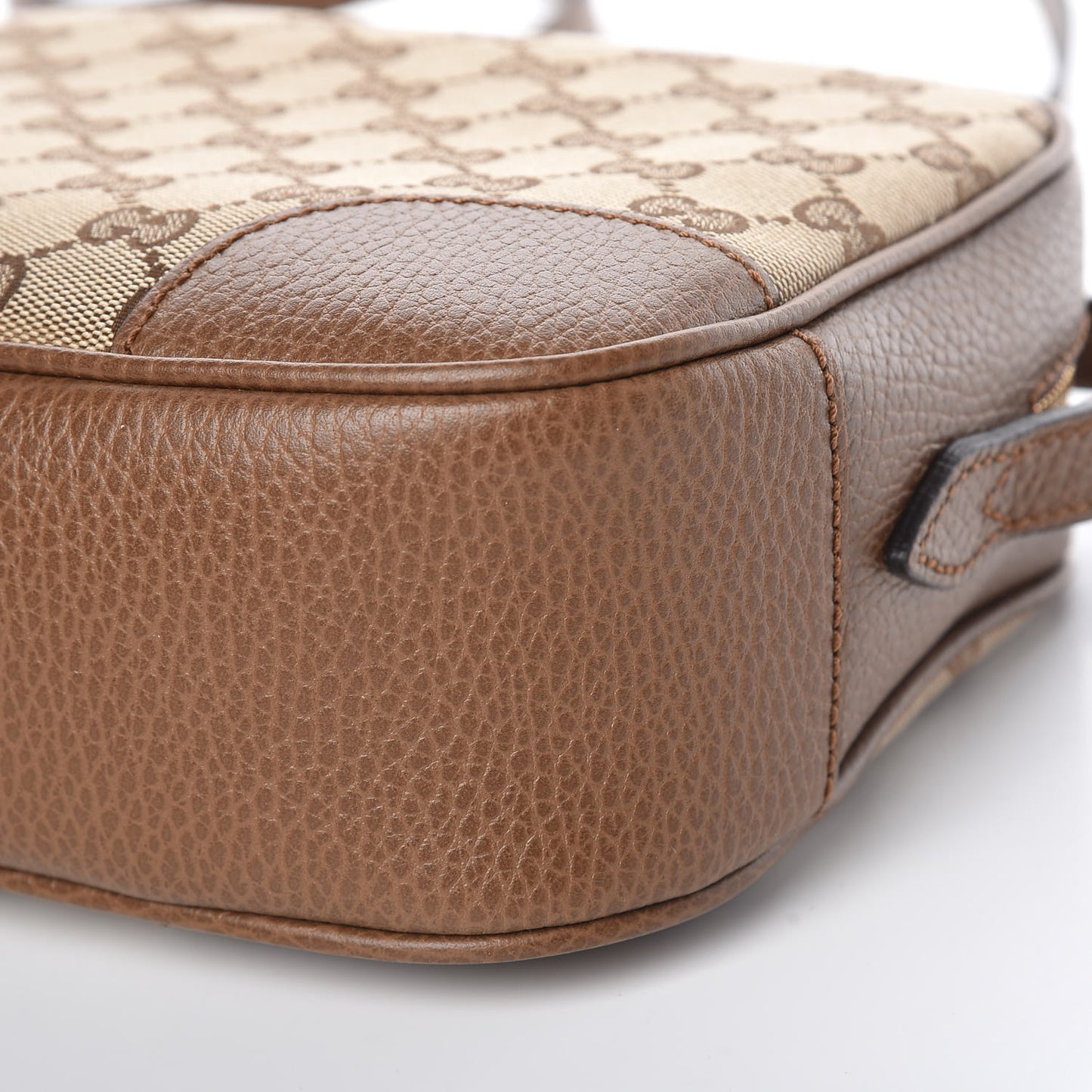 Monogram Mini Bree Messenger Bag Beige Tabacco