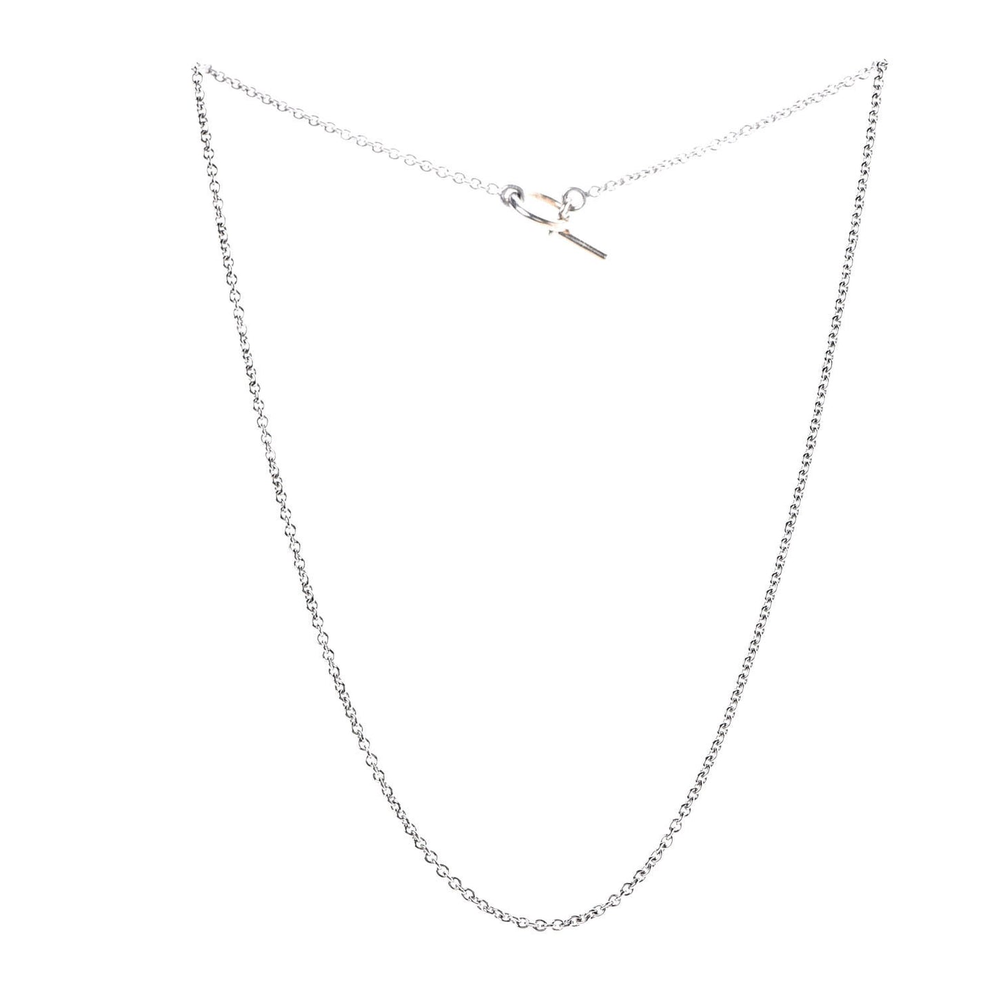 18K White Gold Chaine D'Ancre Punk Necklace