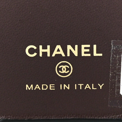 Chanel Lambskin Quilted Pearl Crush iPhone XII Pro Holder With Chain Black 6 of 11