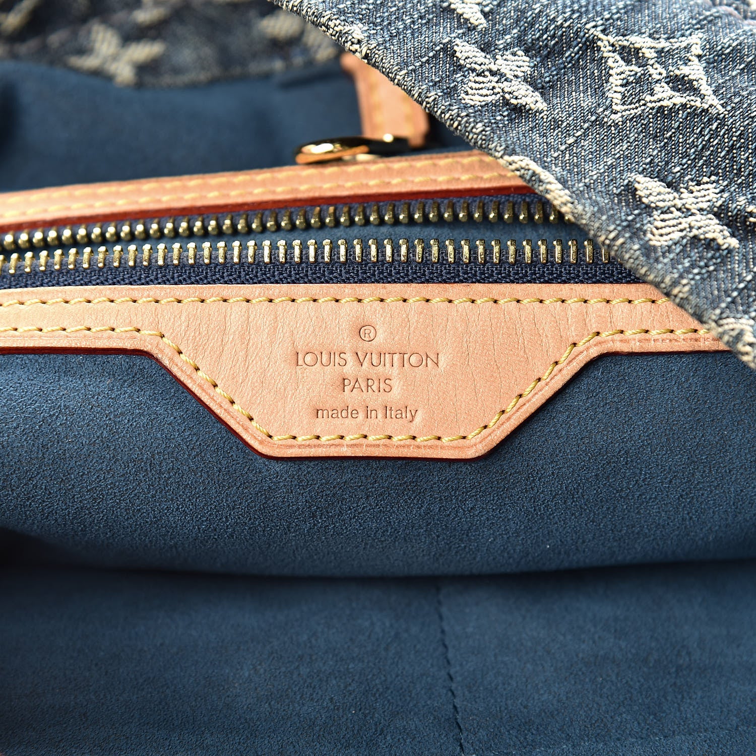 Louis Vuitton Denim Daily GM Gris Blue 6 of 12