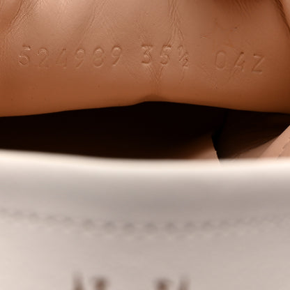Gucci Calfskin Velvet Womens Bow Ace Sneakers 35.5 White 10 of 11
