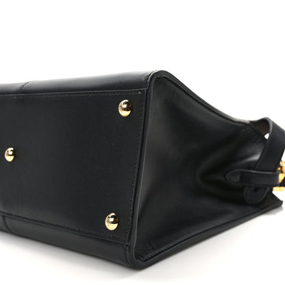 Fendi Vitello Seta Century Medium Peekaboo X-Lite Black Fragola 9 of 16