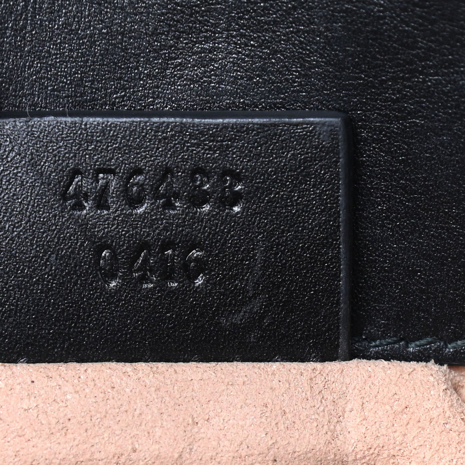 Gucci Calfskin Matelasse Super Mini GG Marmont Shoulder Bag Black 9 of 9