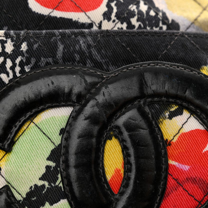 Chanel Canvas Floral Print Tote Multicolor 9 of 14