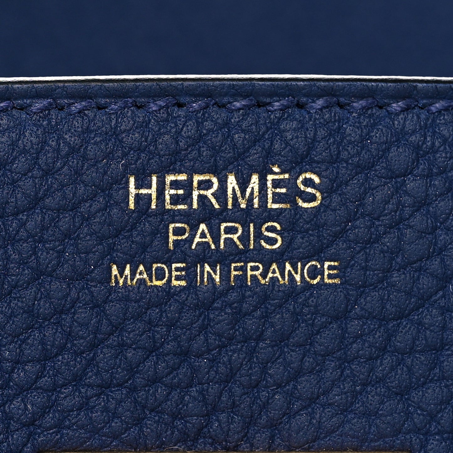 Togo Birkin 30 Bleu Saphir