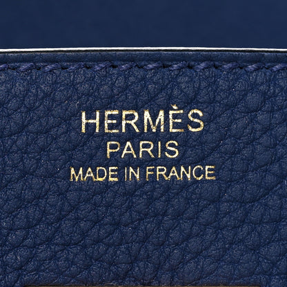 Hermes Togo Birkin 30 Bleu Saphir 24 of 35