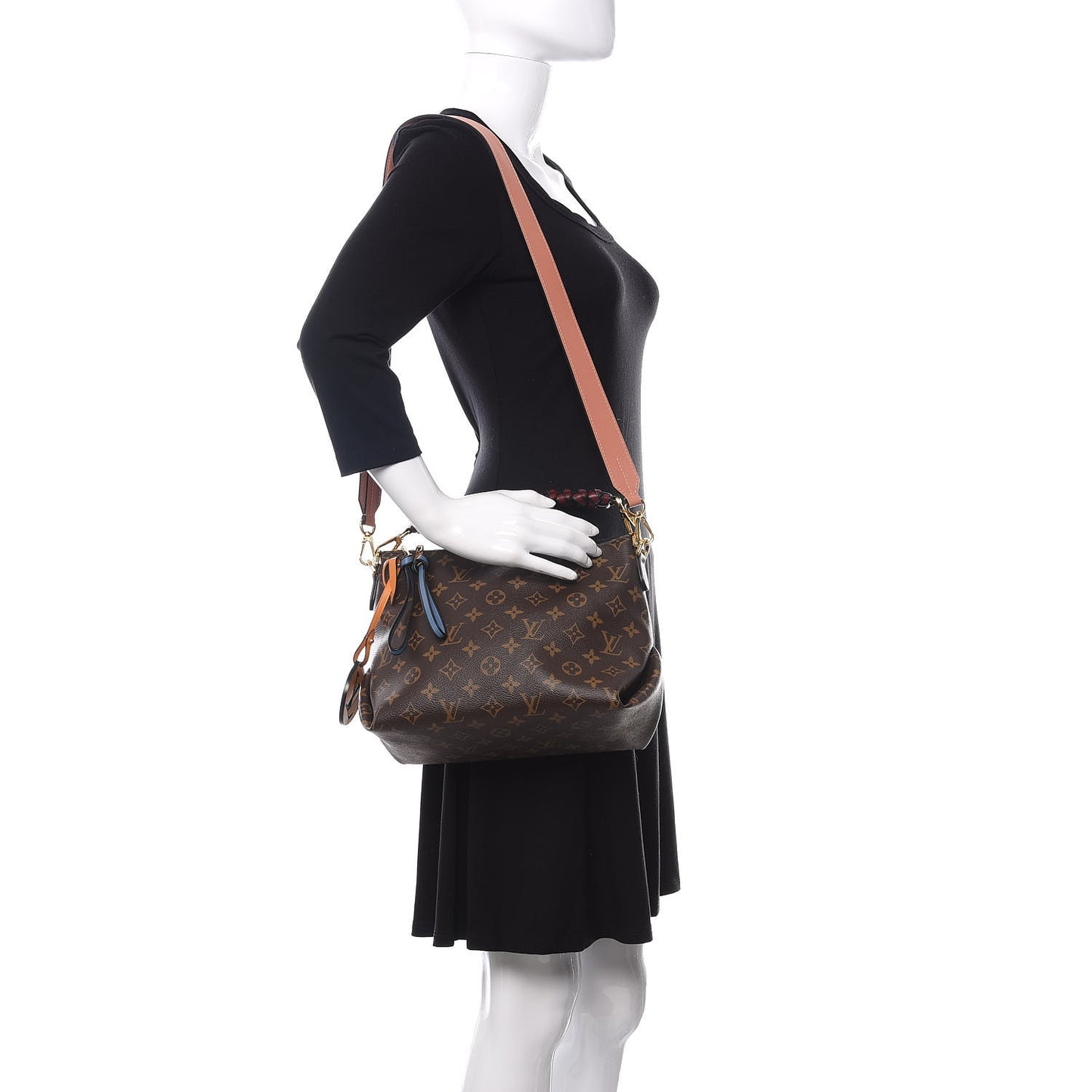 Monogram Beaubourg Hobo Mini Bordeaux Red Peach Safran Blue Jean Blue