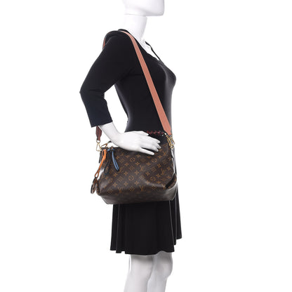 Louis Vuitton Monogram Beaubourg Hobo Mini Bordeaux Red Peach Safran Blue Jean Blue 2 of 11