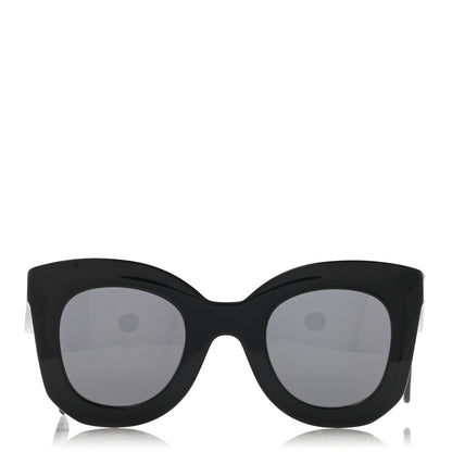 Celine Acetate Marta Sunglasses CL 41093/S Black 2 of 7