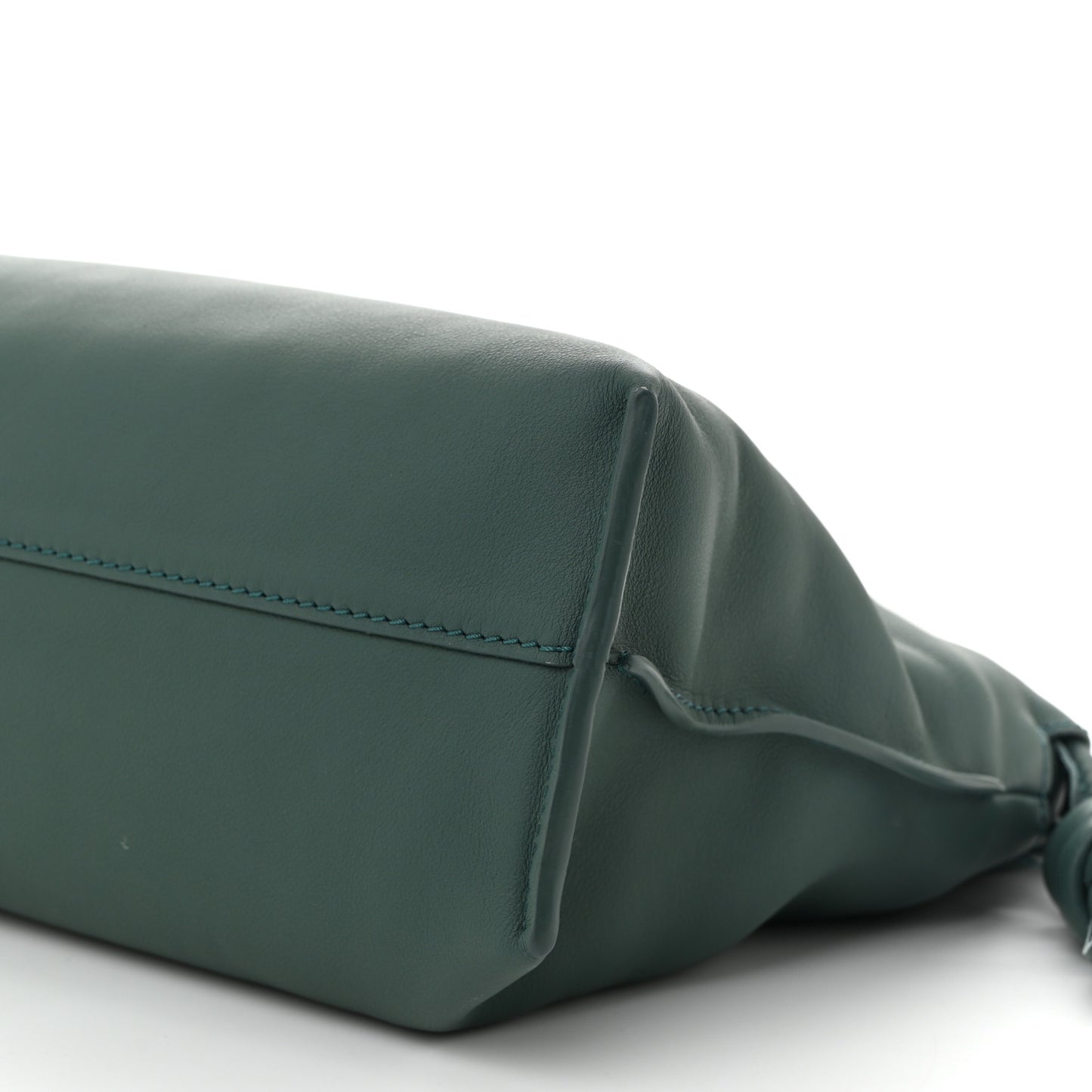 Nappa Medium Flamenco Knot Bag Vetiver