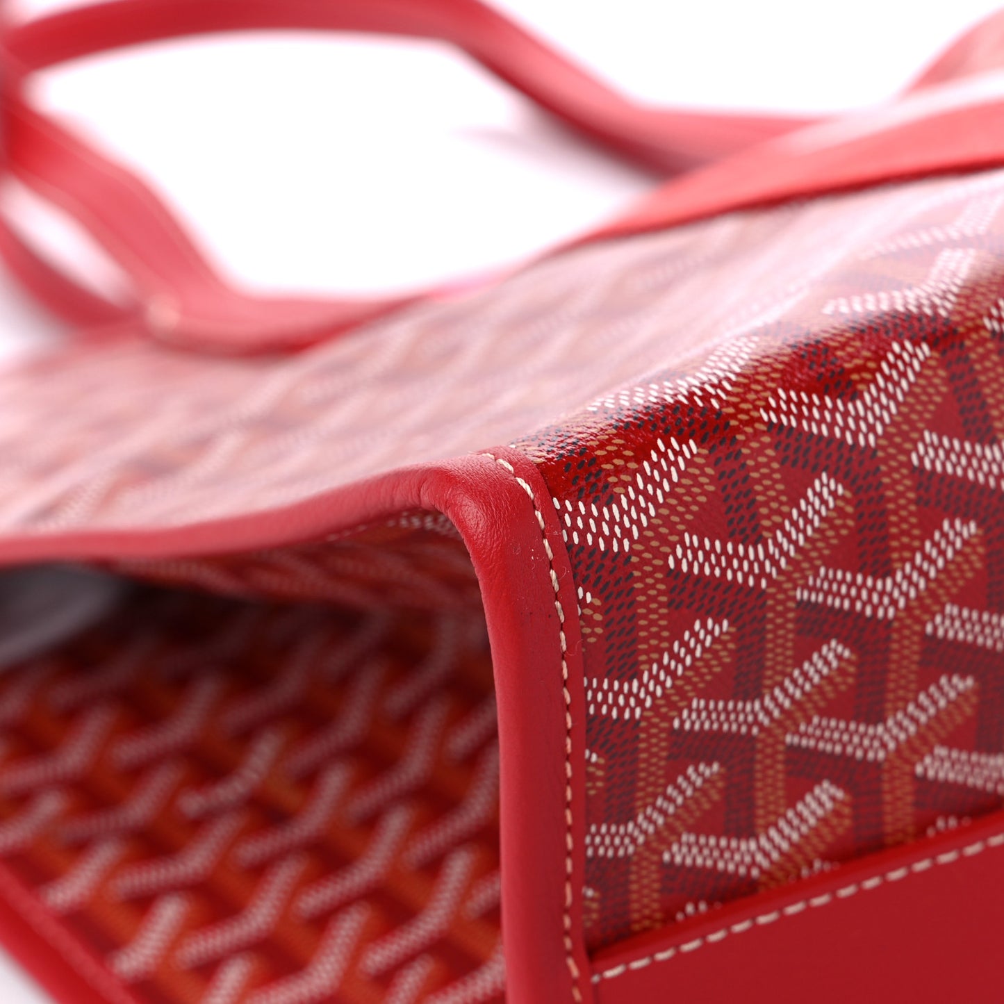 Goyardine Villette Tote Red