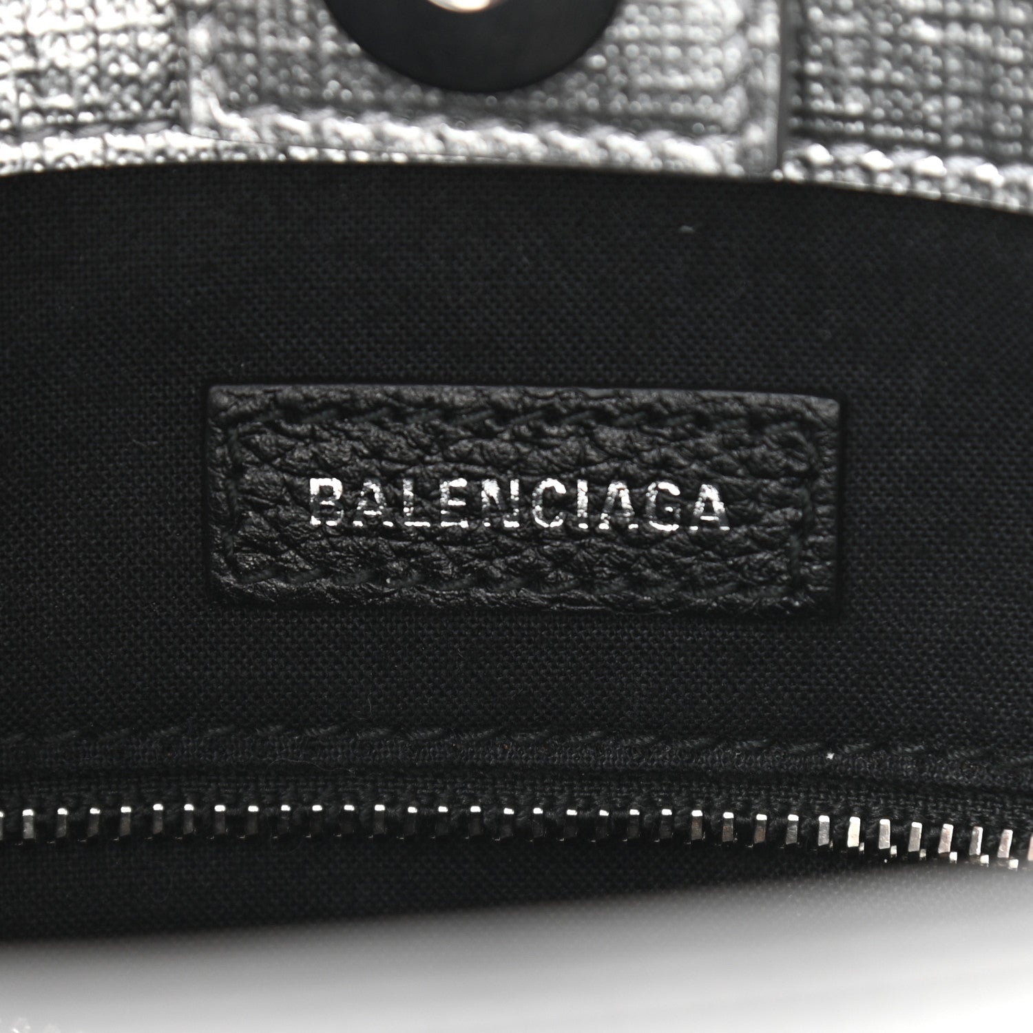 Balenciaga Calfskin Logo XXS Shopping Tote Gris Fossile 6 of 8