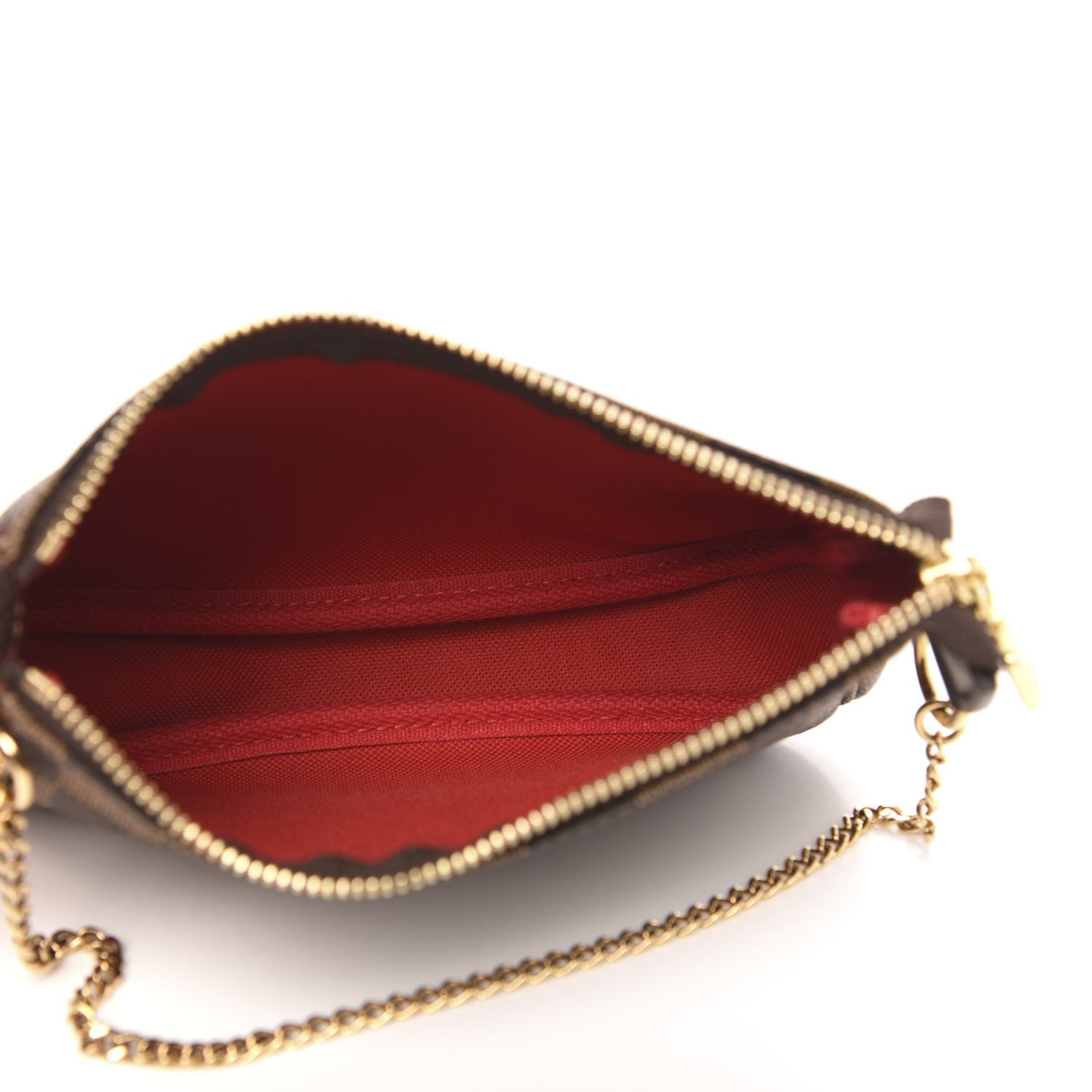 Louis Vuitton Damier Ebene Mini Pochette Accessories 4 of 10