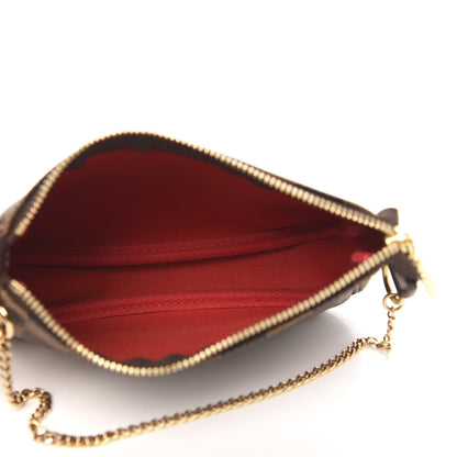 Louis Vuitton Damier Ebene Mini Pochette Accessories 4 of 10