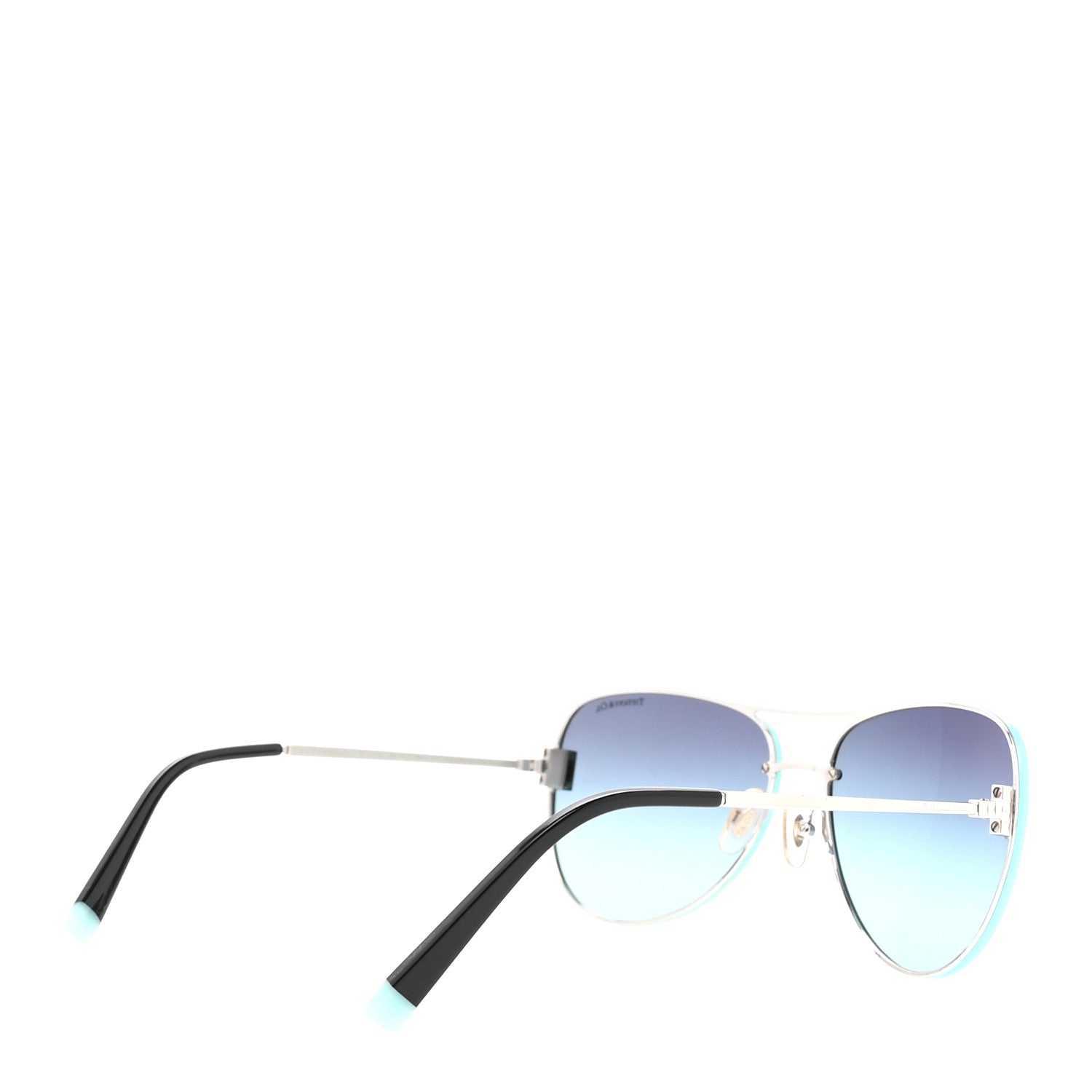 Tiffany Metal Aviator TF 3066 Sunglasses Blue 4 of 8