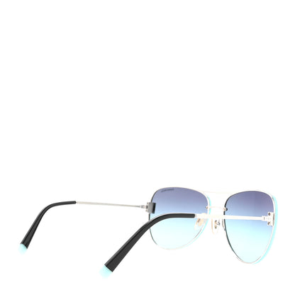 Tiffany Metal Aviator TF 3066 Sunglasses Blue 4 of 8
