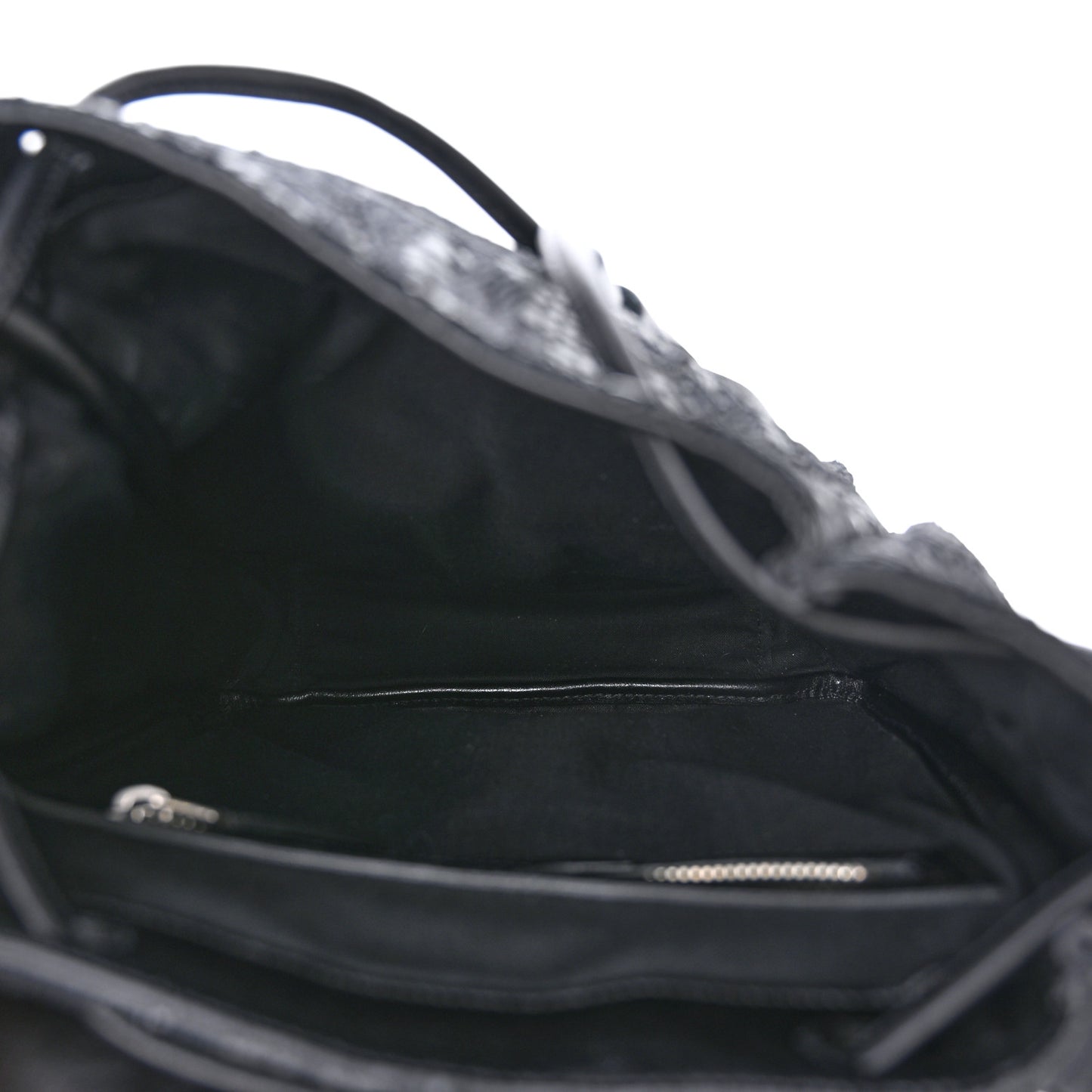 Lace Calfskin Festival Backpack Black
