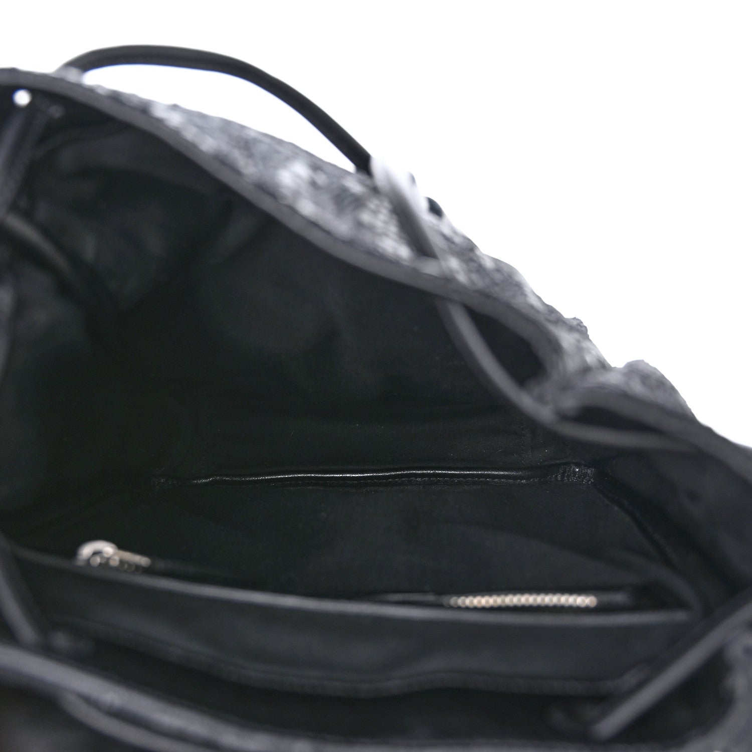 Saint Laurent Lace Calfskin Festival Backpack Black 5 of 14