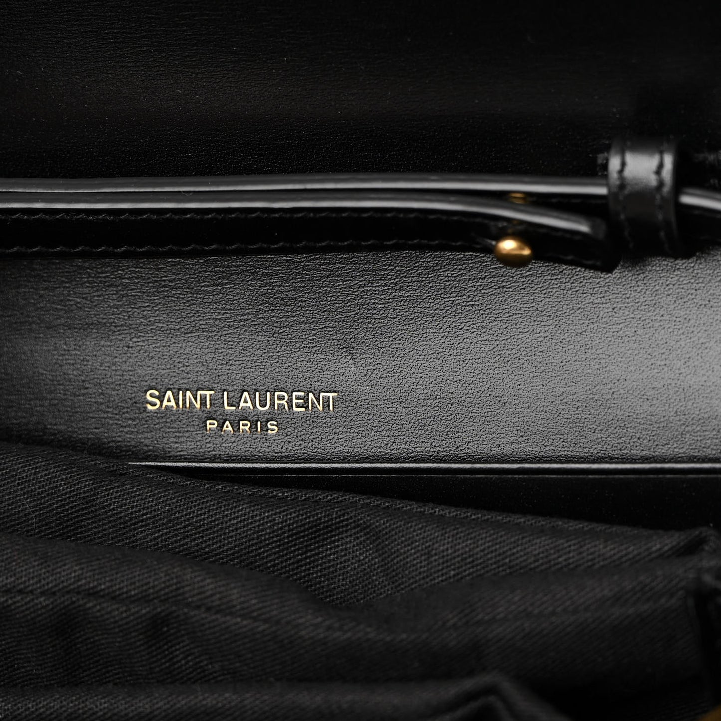 Smooth Calfskin Le Maillon Chain Wallet Black