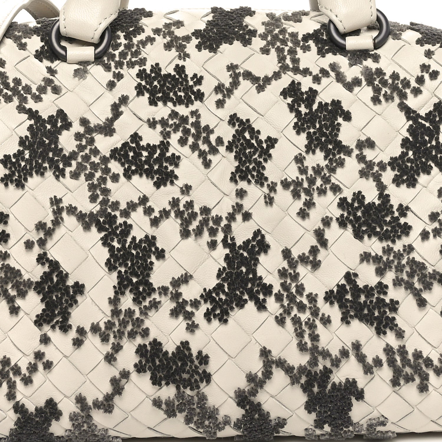 Bottega Veneta Nappa Intrecciato Embroidered Mini Boston Mist 9 of 11